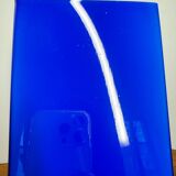 Vintage blue opaline vase