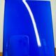 Vintage blue opaline vase