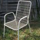 Three emu armchairs model italian vintage iron and rilsan