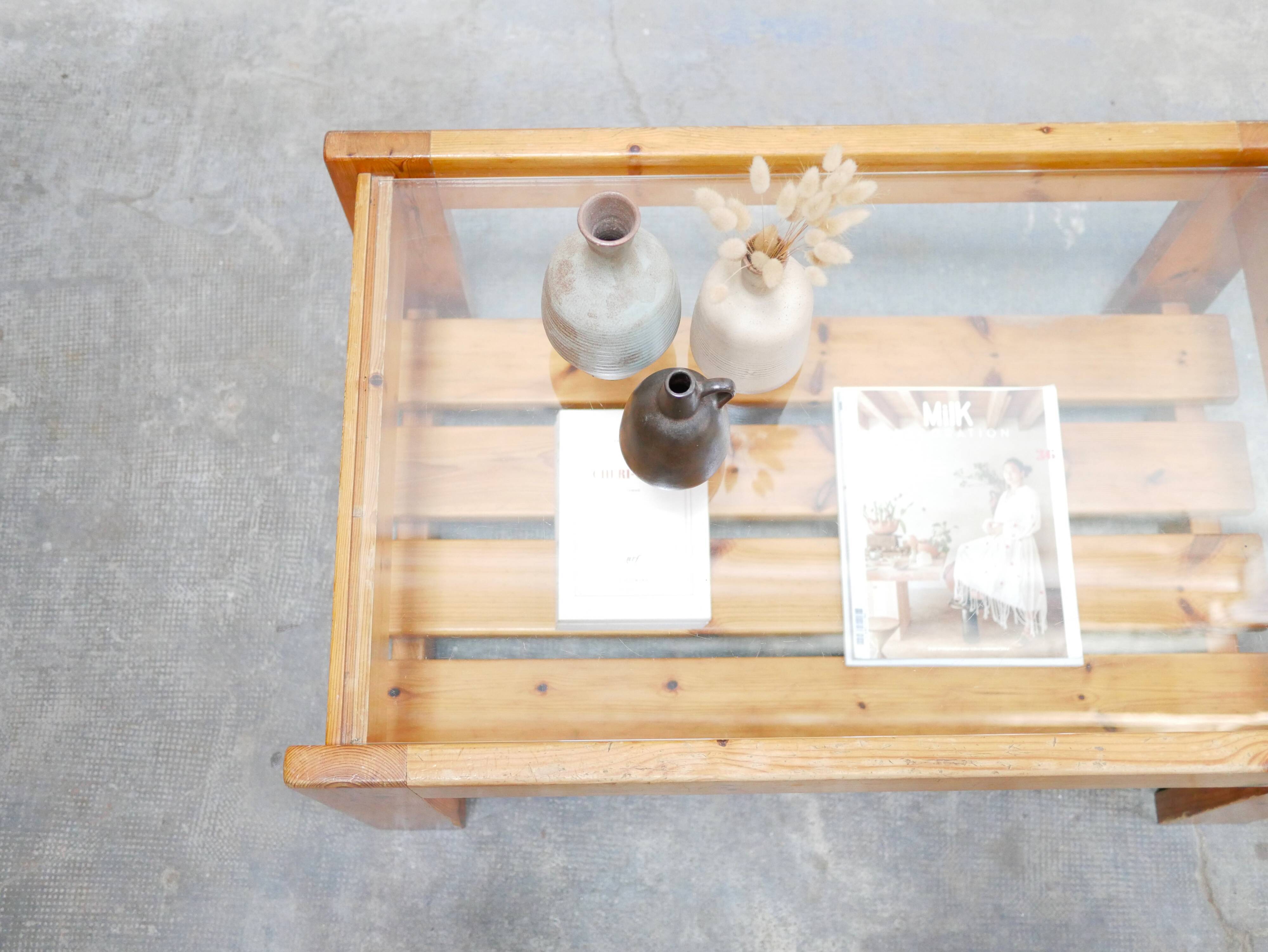Vintage pine coffee table