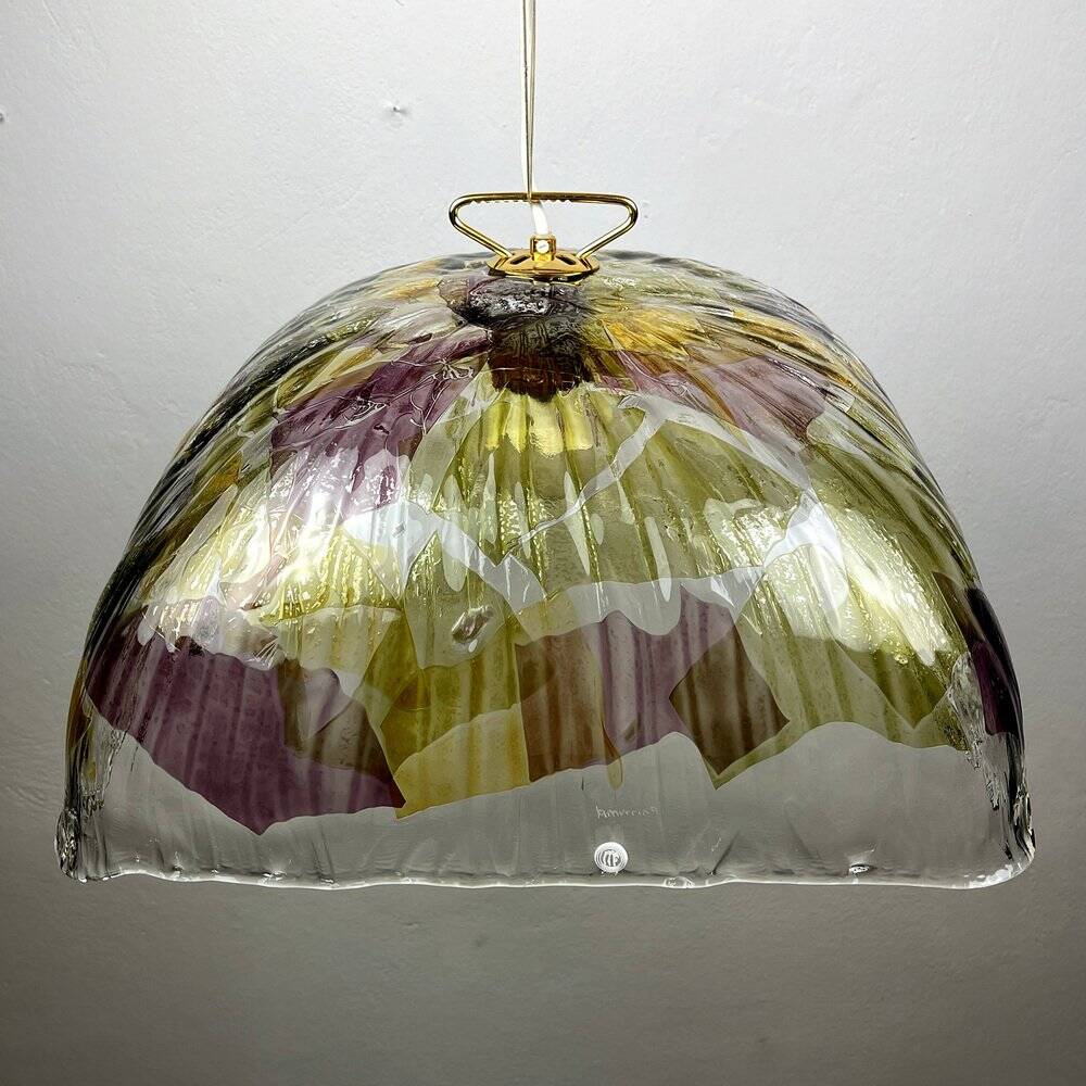 Large vintage Murano pendant lamp by La Murrina, 1990s.