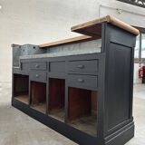Art Deco oak bar