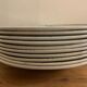 10 dessert plates and Art Deco green Saint Amand serving dish