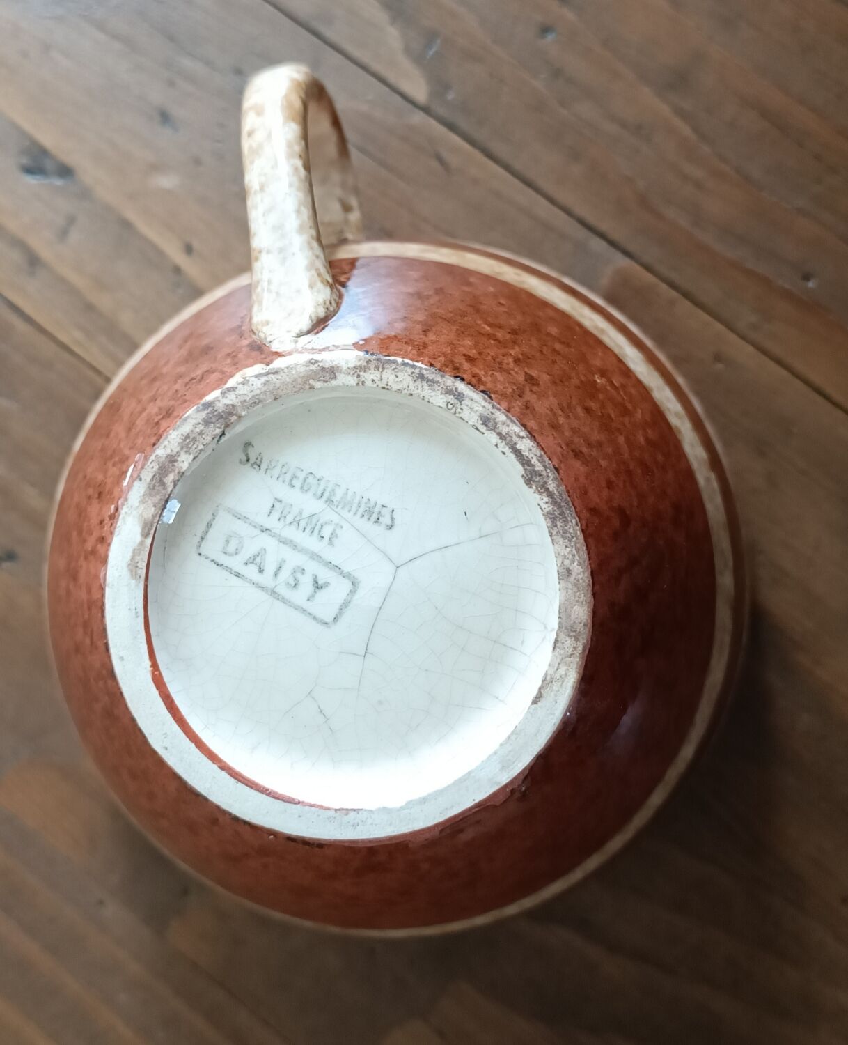 Chocolate cup Daisy Sarreguemines