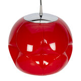 Red Peil & Putzler Pendant Lamp