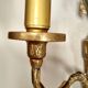 Old Wall Sconce bronze two torches style Napoleon III