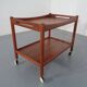 Teak tea cart by Hans J. Wegner for Andreas Tuck, Denmark, 1950s.