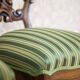 Chaises en noyer vintage vert clair, années 1890, ensemble de 5