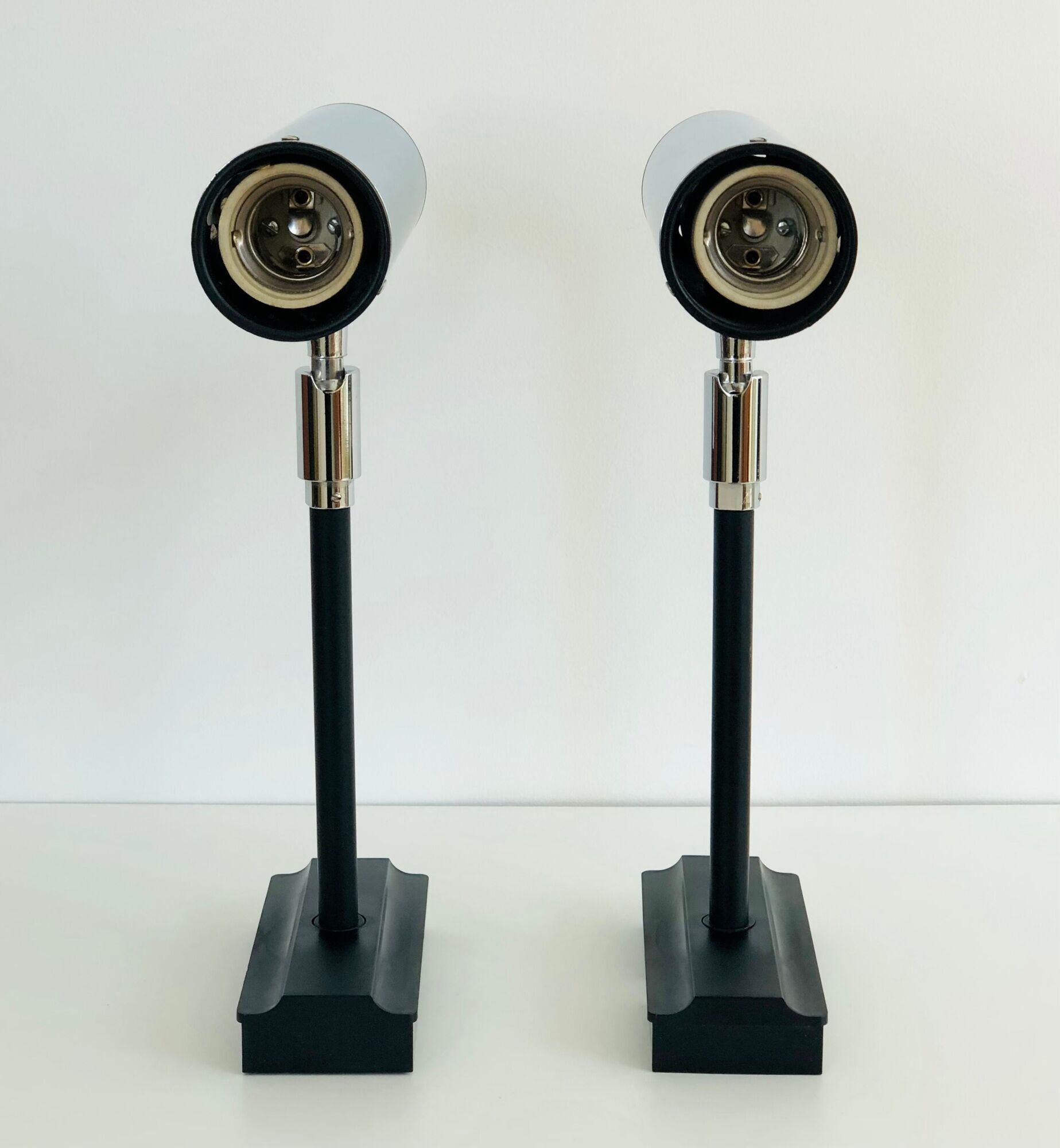 Pair of new wall lamps model 7100 from ERCO publisher, Germany 70s