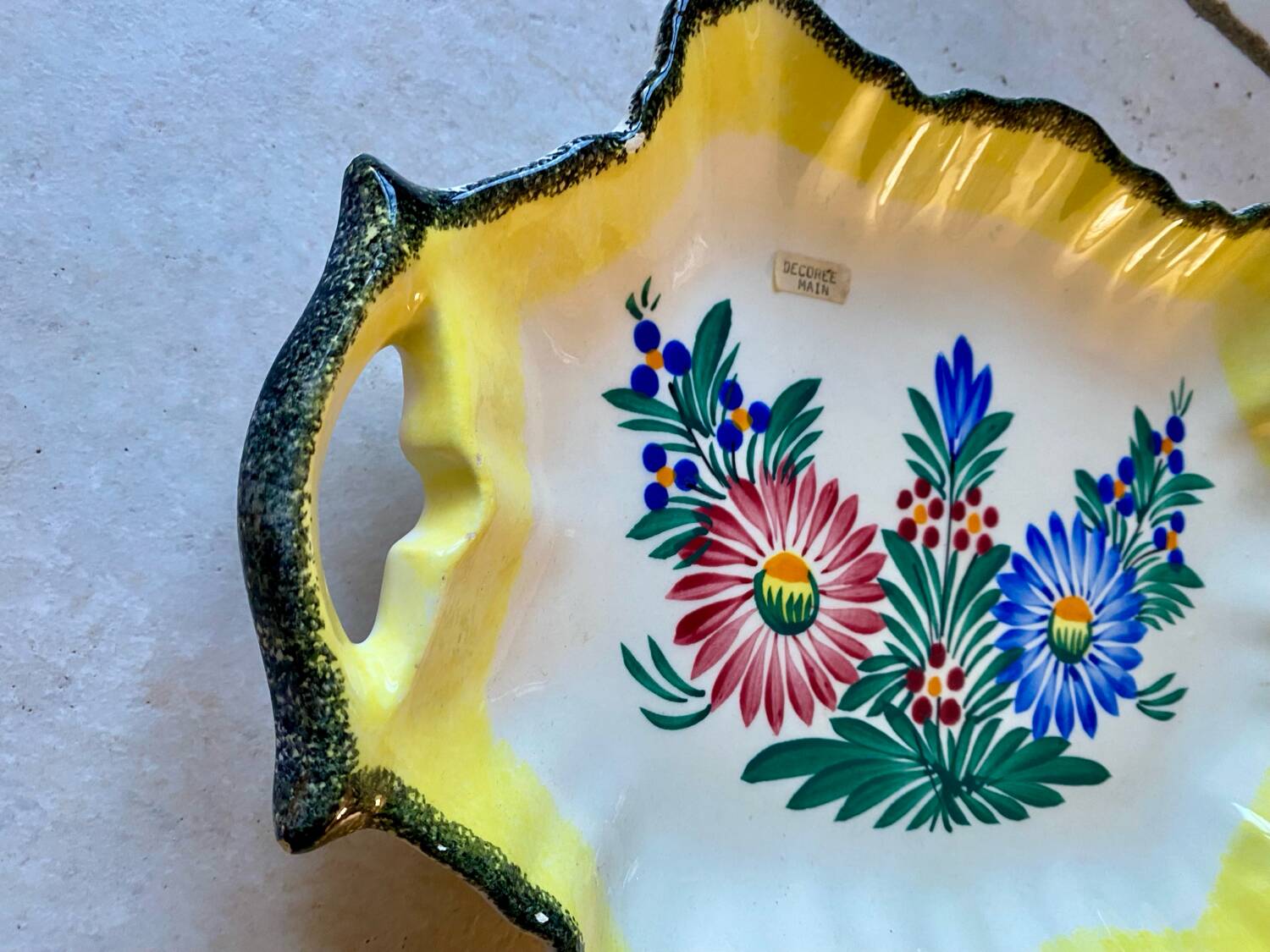 Collection Plate HB Quimper - "Maison Onno Pontivy" Edition - Painted