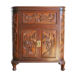 Carved wooden chinese bar