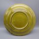 Antique serving plate in Gien earthenware, bamboo decoration.