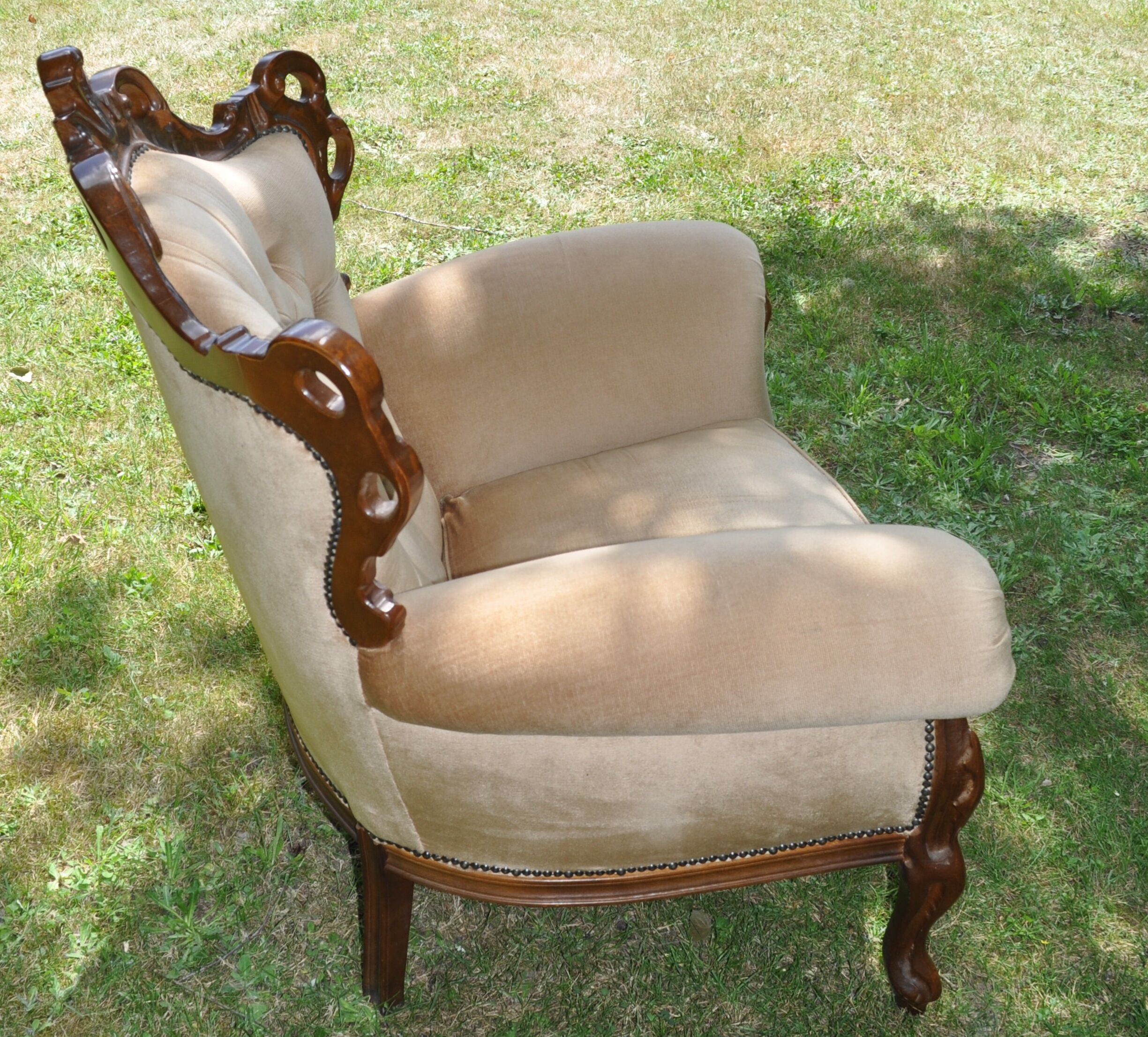 Big baroque armchair