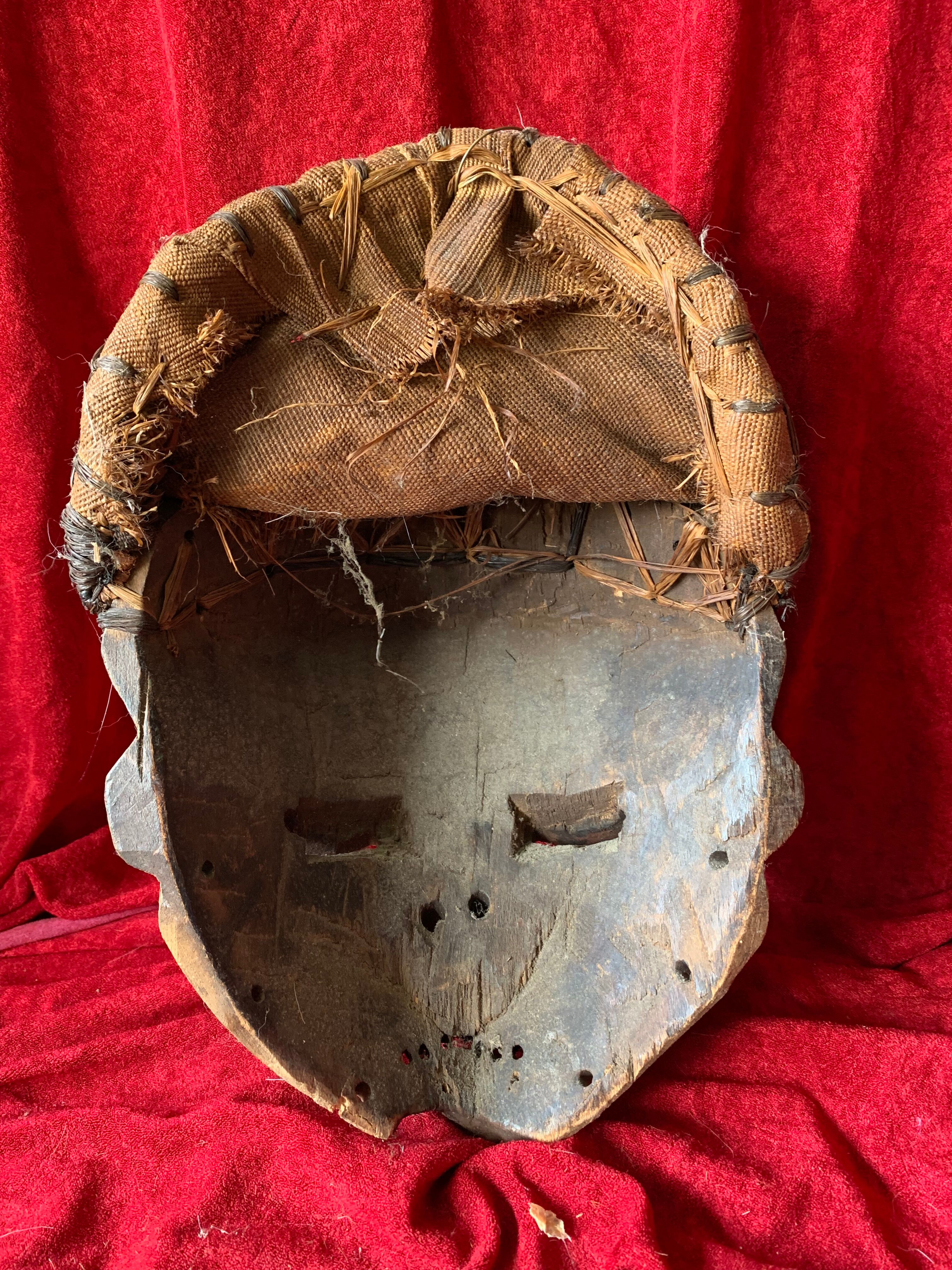 Very old African mask