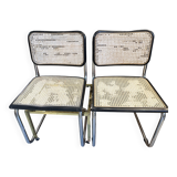 Paire de chaises Cesca B32 Marcel Breuer