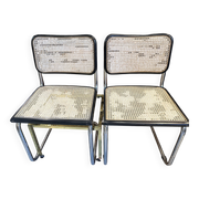 Pair of Cesca B32 chairs by Marcel Breuer
