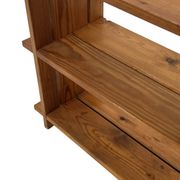 Vintage Wall shelf rack Pinewood wood 70s design