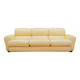 Leather sofa, Italian design, 1960s, production: Italy