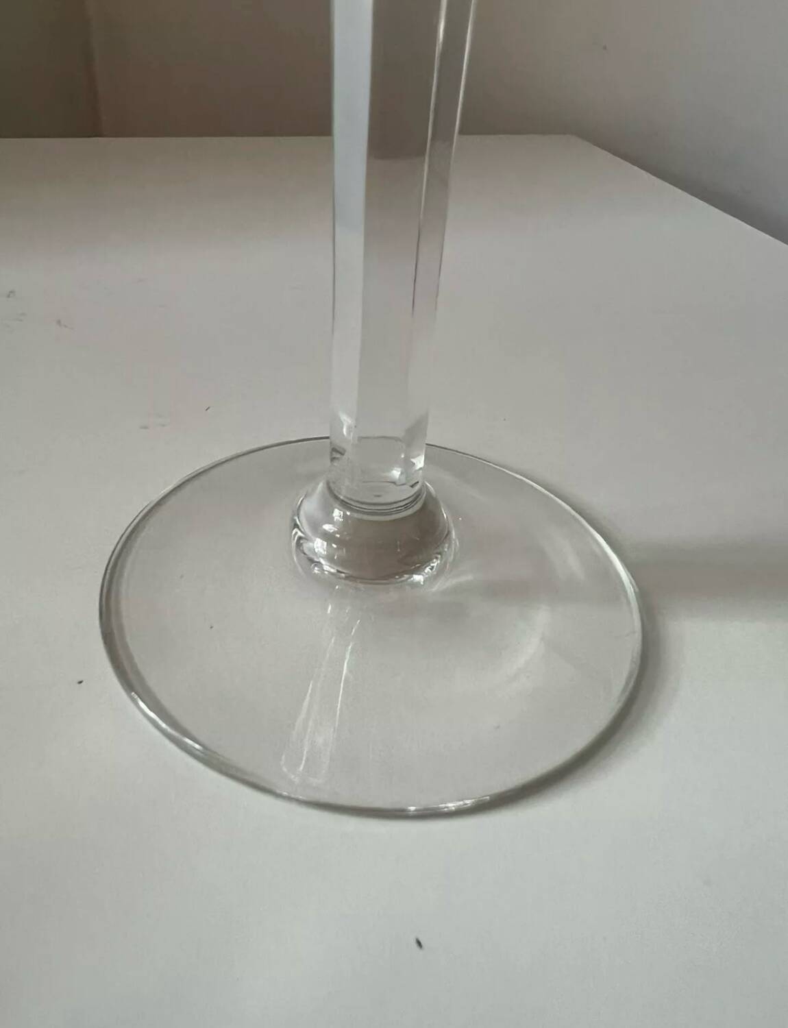 Saint Louis crystal stemmed glass, Bristol model H: 18.7