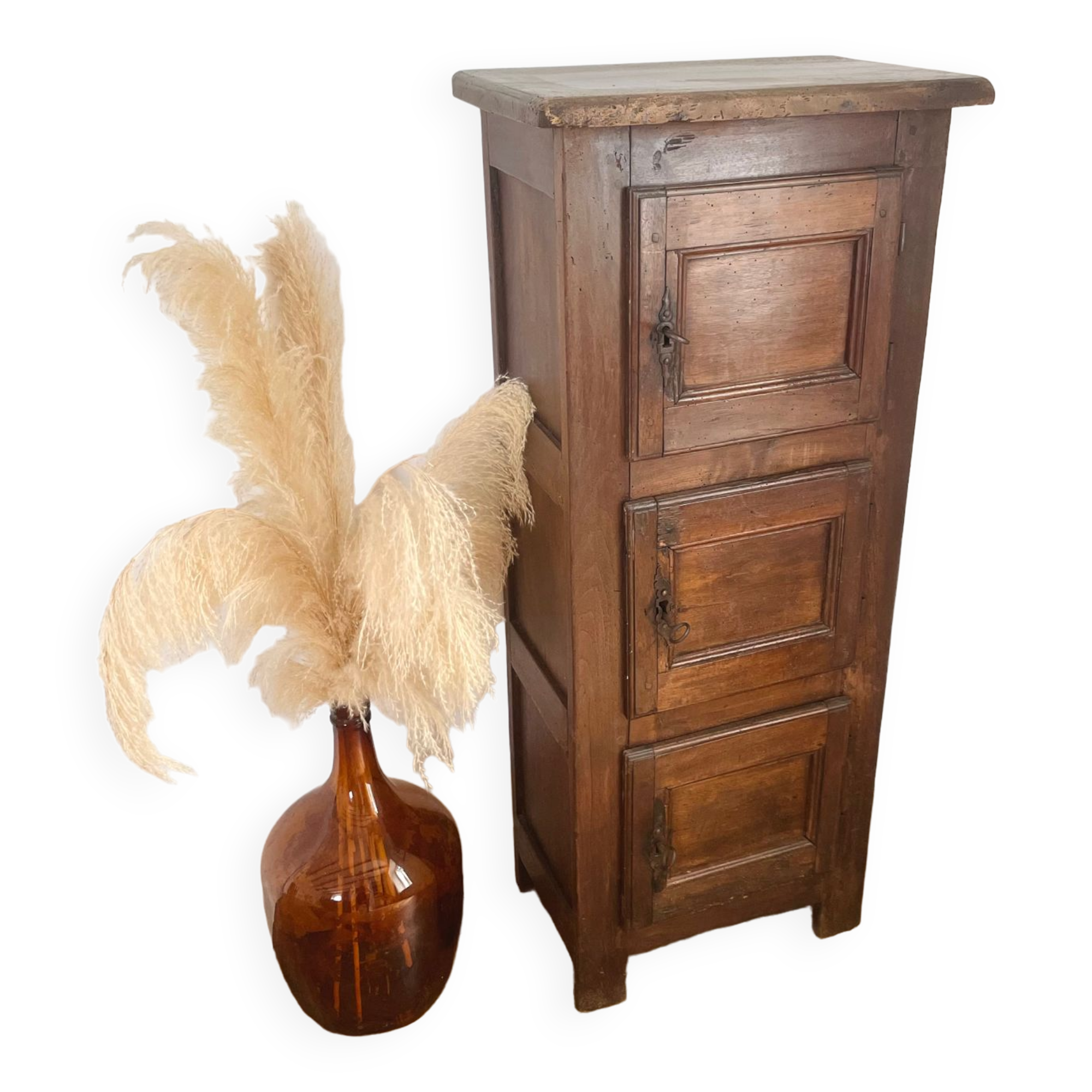 Antique locker cabinet