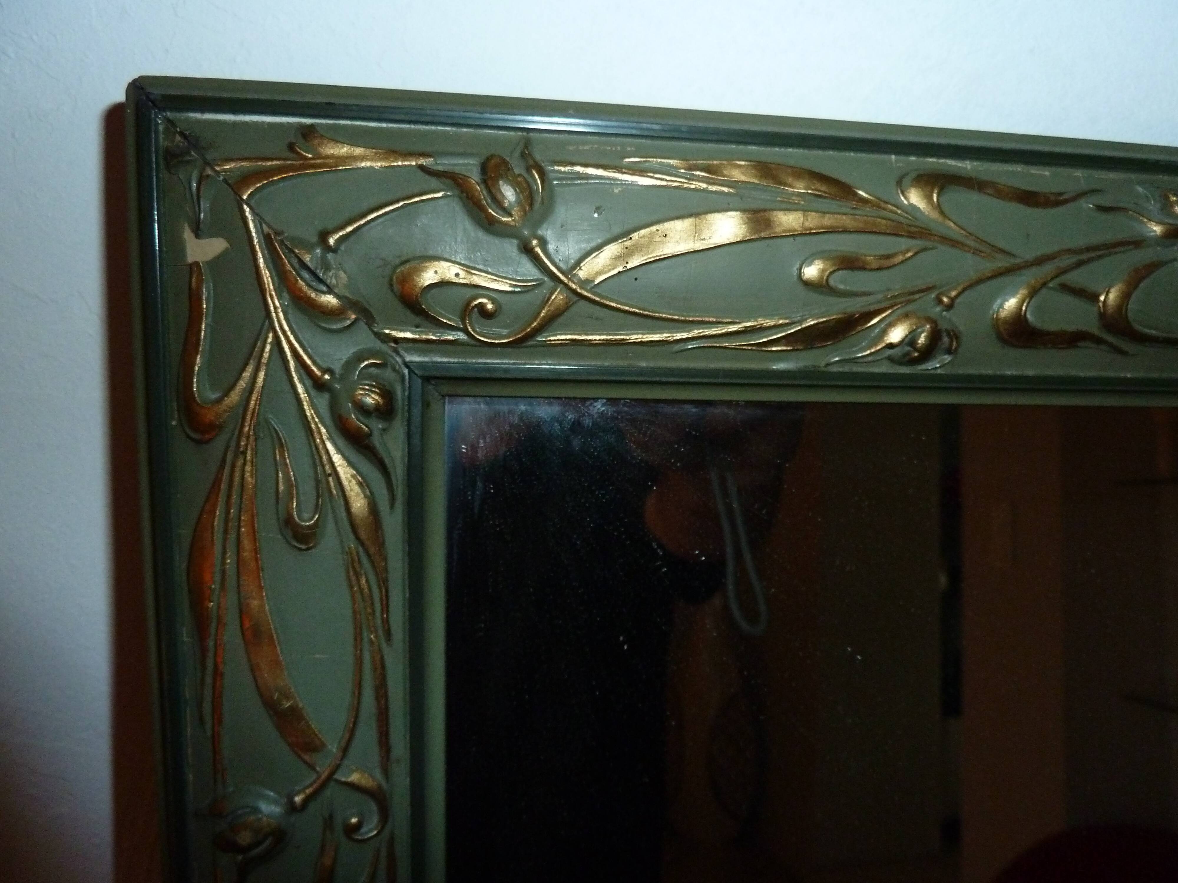 Miroir art nouveau