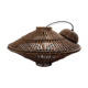Wicker hanging lamp