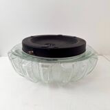 Vintage 80s glass ceiling or wall light