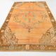 7x10 Peach & Brown Classic Persian Rug, 204x313Cm