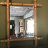 Bamboo mirror 38x41cm
