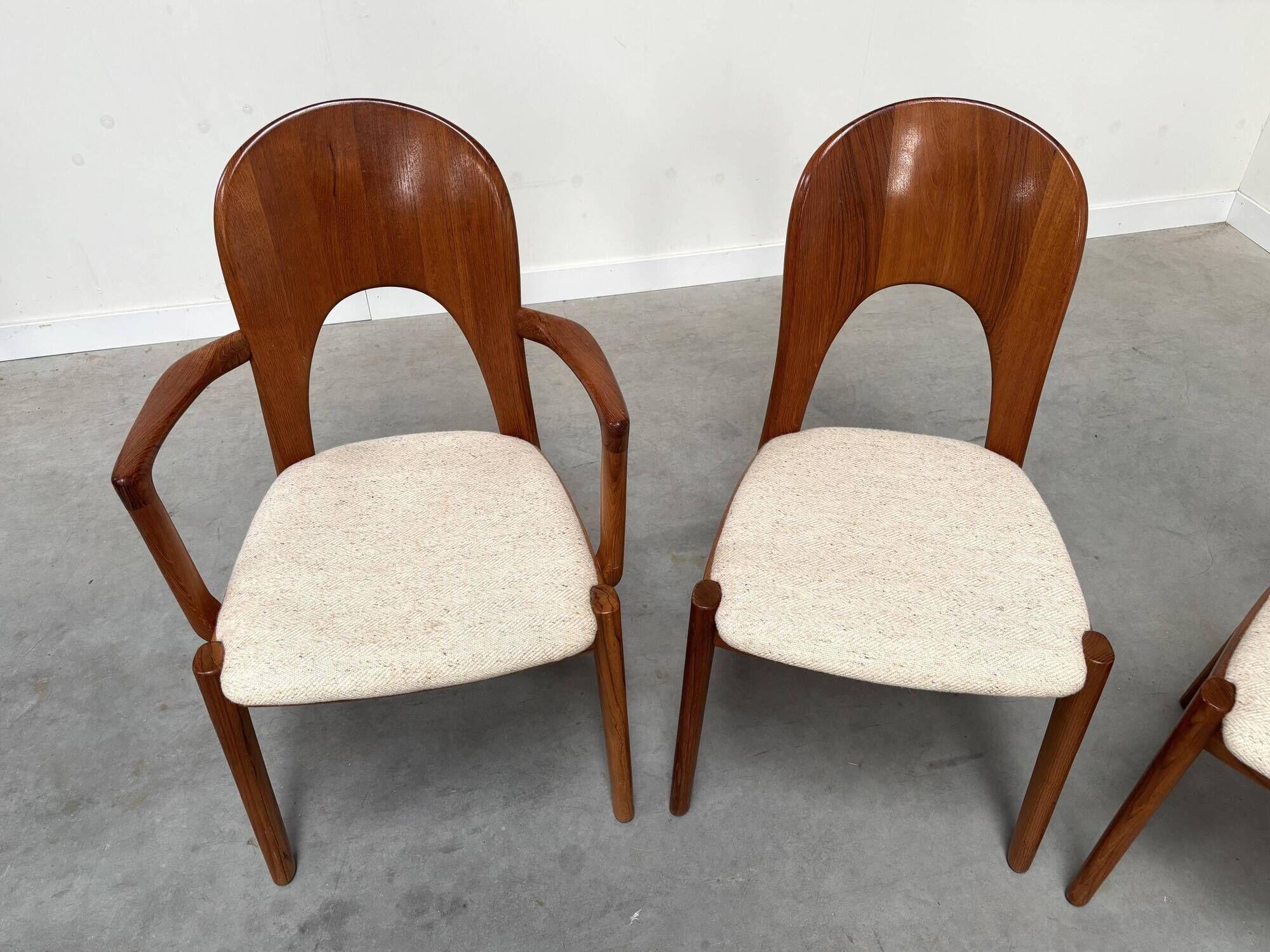 6x Dining chairs by Koefoeds Hornslet, 1970s