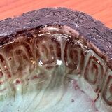 Danish studio pottery bowl from the mid-century by Jytte Trebbien and Harry Nielsen for Tusbo, 1960s.