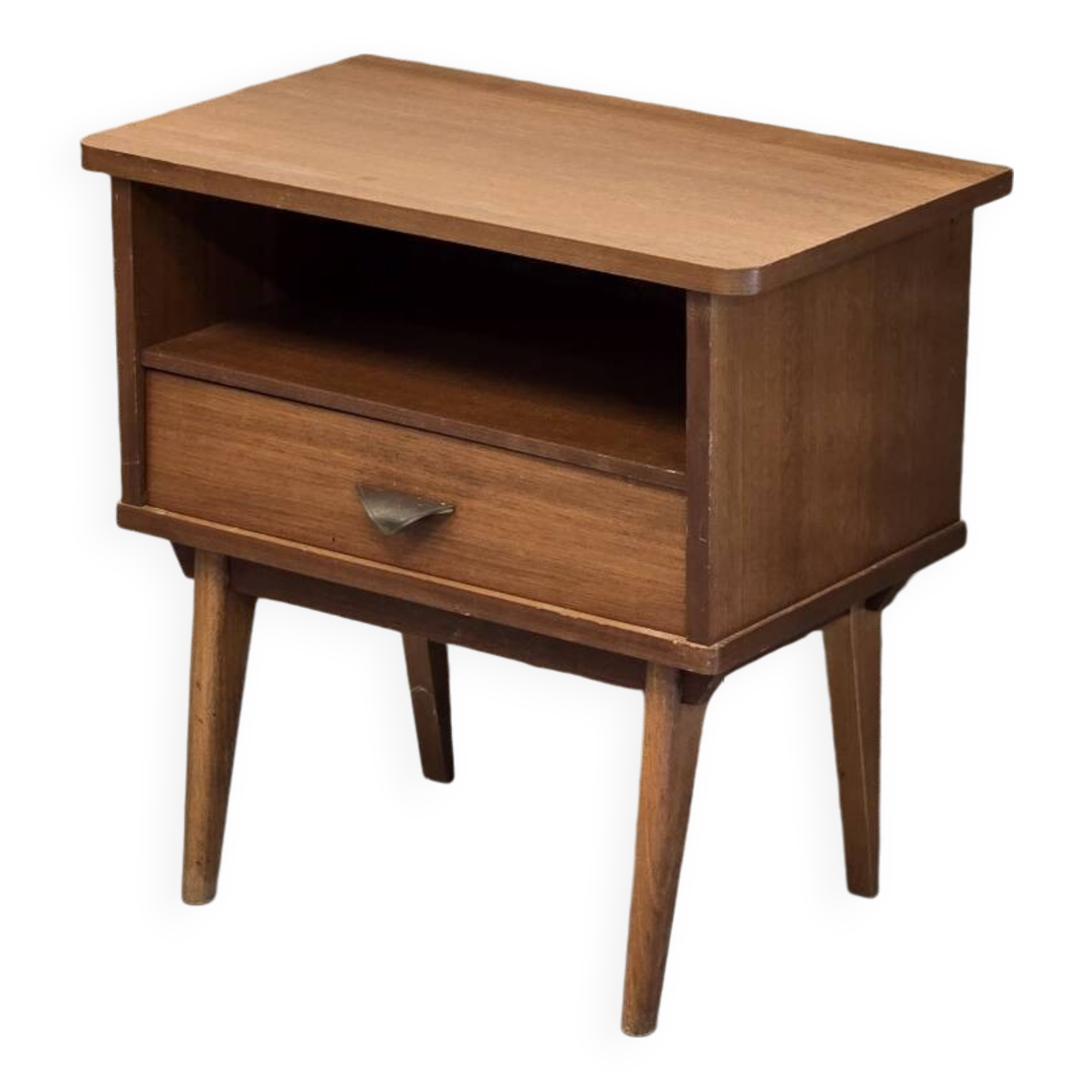Scandinavian 1960s teak bedside table