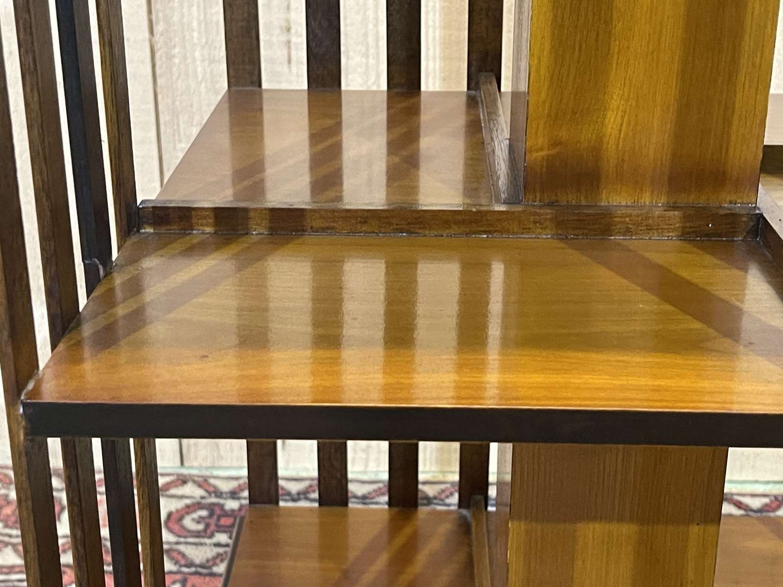 English yew revolving library from the 1950s