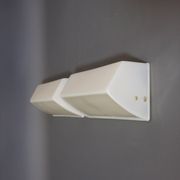 Pair of glass wall light of the years 50 Holophane