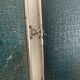 Miroir vintage 1950 triptyque barbier biseauté canard - 24 x 58 cm
