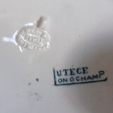 4 Longchamp ironstone flat plates, Lutèce model