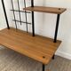 Vintage 60s shelf in formica and metal