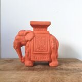 Raw ceramic elephant