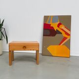 Bedside table in pine