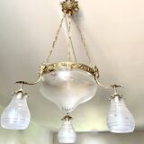 Large 1900 neoclassical chandelier