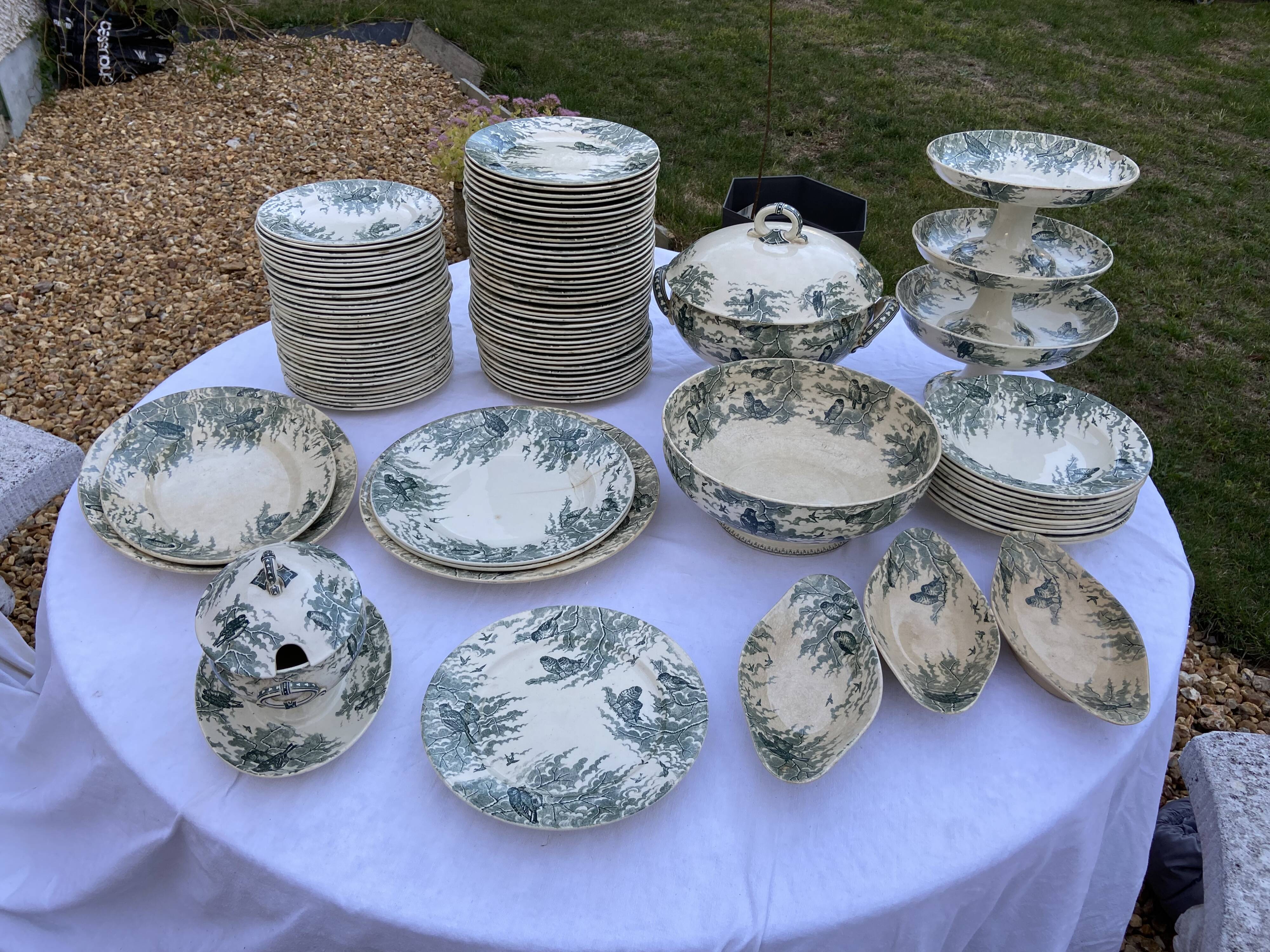 Service Sarreguemines 100 pieces