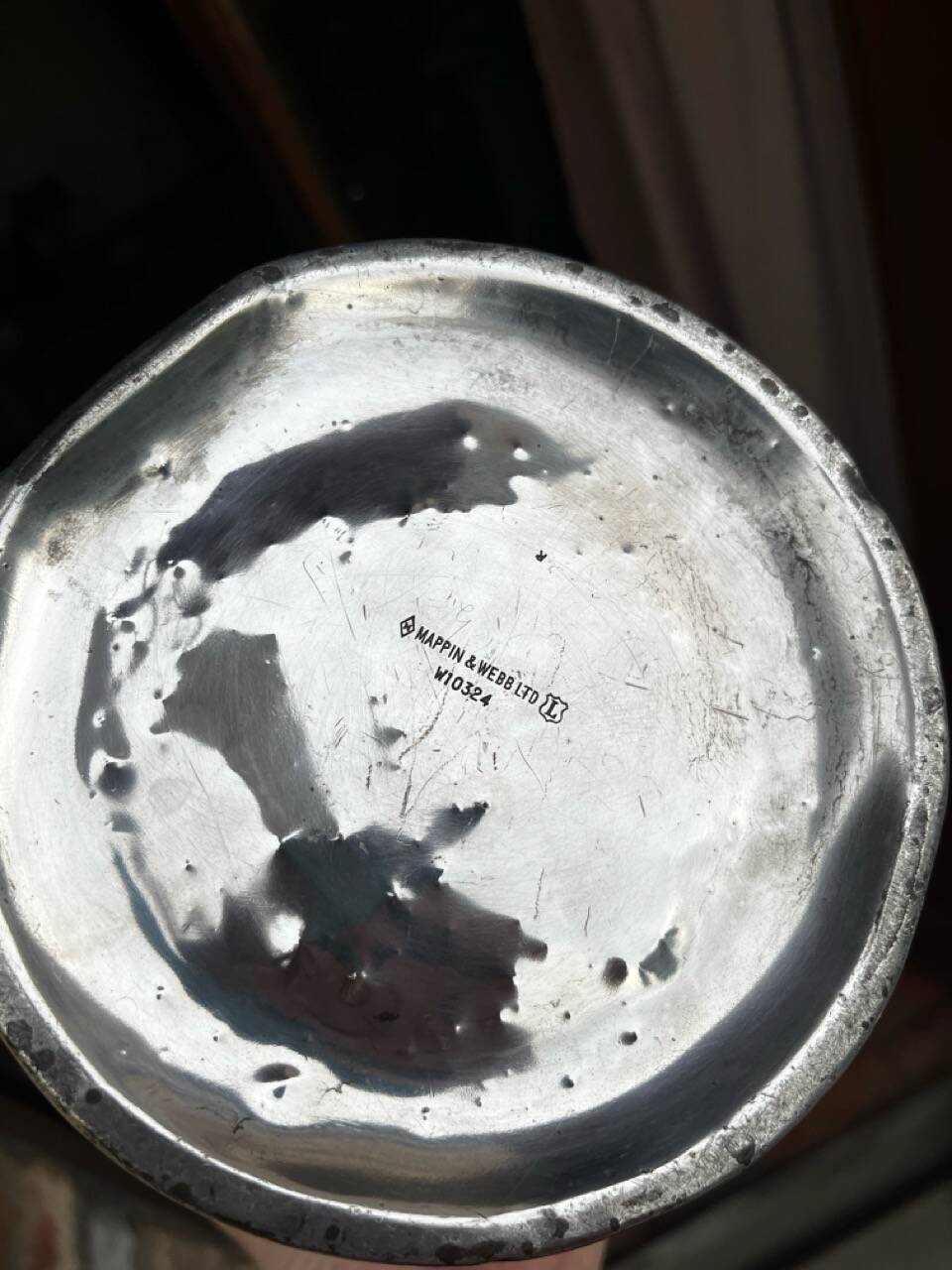 English Art Deco silver plated champagne bucket cooler Mappin & Webb, anni '30