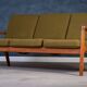 Canapé Senator en Teck par Ole Wanscher pour France & Søn / France & Daverkosen, Danemark, 1960s