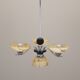 Glass chandelier, Danish design, 1970s, production: Denmark