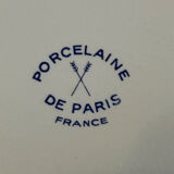 Set of 4 porcelain dishes from Paris