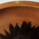 Enamelled stoneware plate, Vallauris, dove pottery