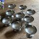 Set of 9 vintage silver-plated dessert bowls.