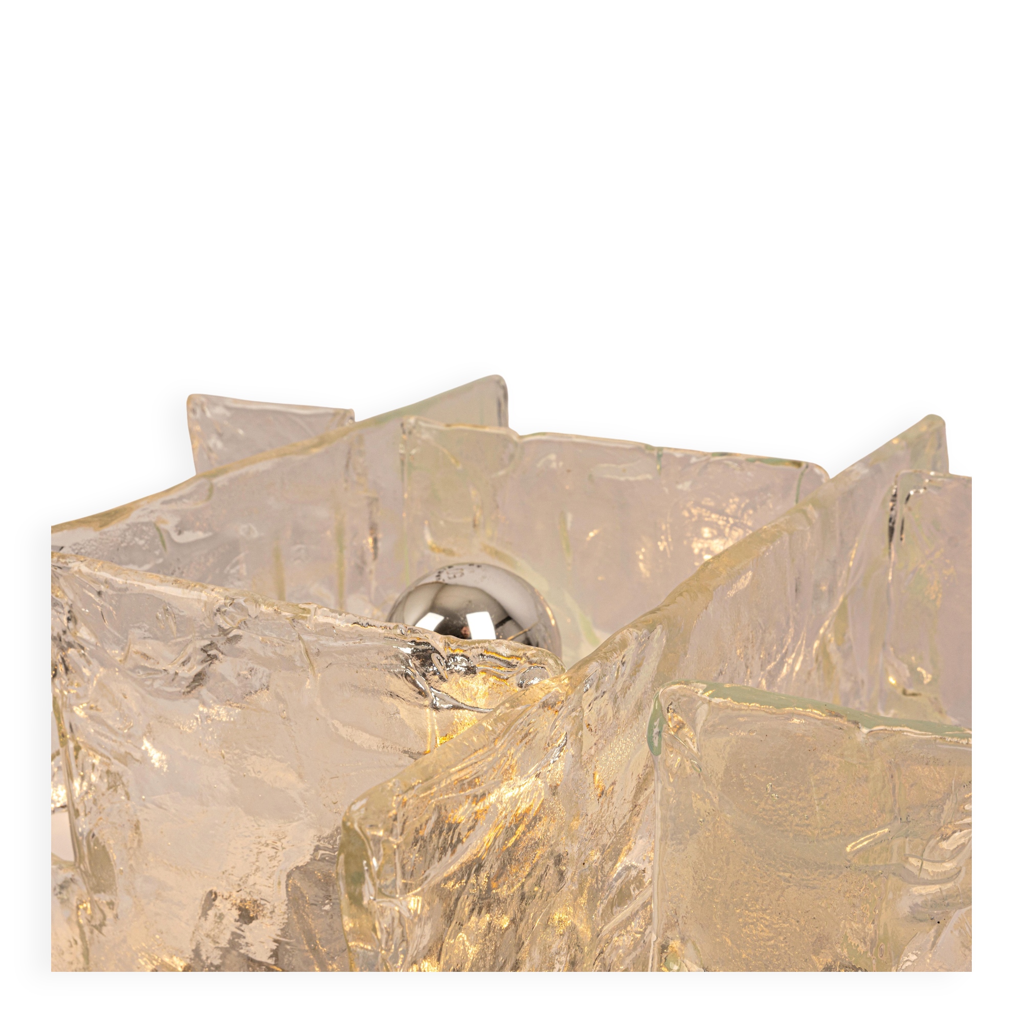 Murano Glass Wall Sconce by Kalmar, Austria, 1960s