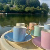 Raynaud et Co multicolor coffee cup set