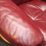 Scandinavian reclining relax armchair in Anderssons leather